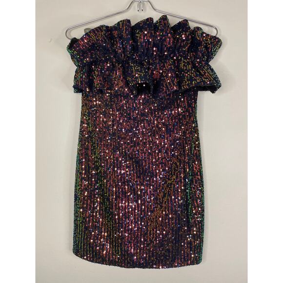 Thirty Thirty Sequin Party Prom Dress Size M - Picture 1 of 7